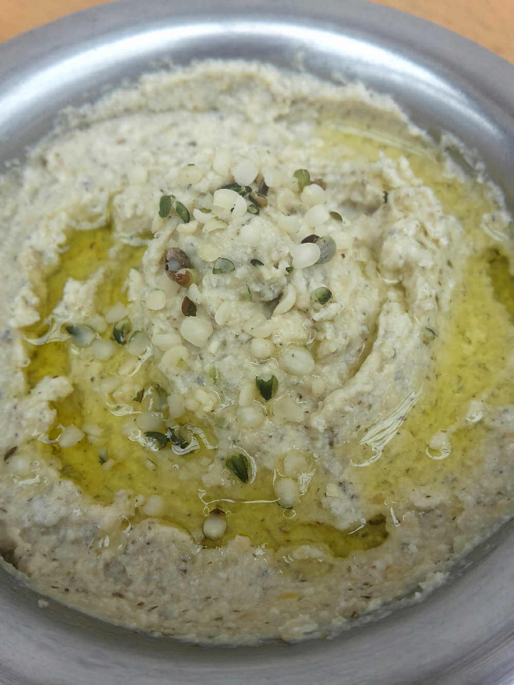 Recette de houmous au chanvre