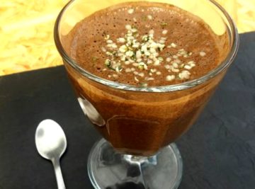 Mousse au chocolat au chanvre veg whey kao